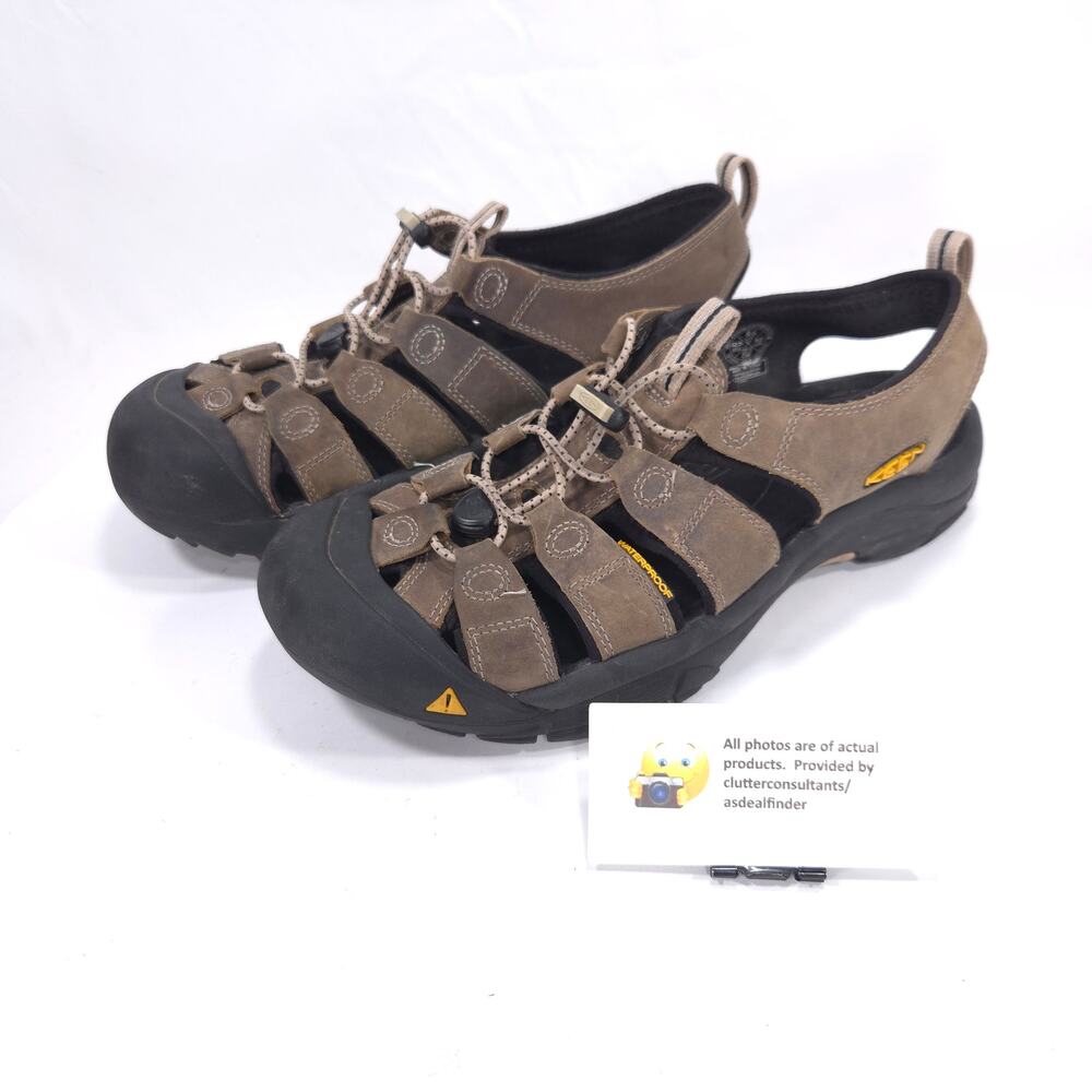 Keen Newport Outdoor Adjustable Drawstring Sandal Mens Size 9.5 1012200 Brown